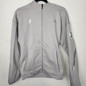 Adidas Mercedes AMG Petronas F1 Formula One Team Silver Arrows Zip Up Jacket XL